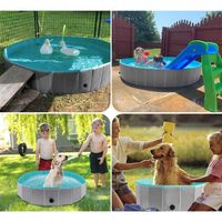 DUŻY BASEN DLA PSA ZWIERZĄT OGRODOWY ROZPOROWY SKŁADANY KOJEC 160x30 cm