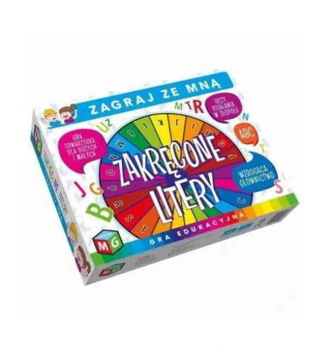 GRY EDUKACYJNE dla 5 LATKA Zakręcone Litery ZESTAW na Arena.pl
