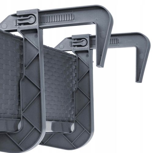 4x SKRZYNKA BALKONOWA DONICZKA DONICA 60cm Z UCHWYTAMI GRAFITOWA na Arena.pl