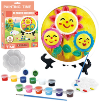 Zestaw Kreatywny Artystyczny Figurka Gipsowa Gips Do Malowania Farbki