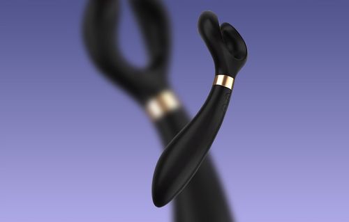 SATISFYER WIBRATOR DWUSTRONNY DLA PAR WAGINALNY ANALNY 20CM 100 KOMBINACJI na Arena.pl