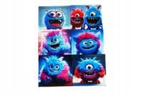 Drewniana kolorowa układanka dla dzieci Zabawka PUZZLE ZESTAW 6 szt