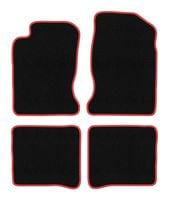 Dywaniki welurowe CARLUX-RED do Toyota Carina E 1992-1998, czarne