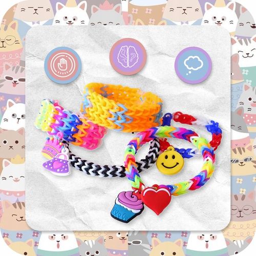 GUMKI DO ROBIENIA BRANSOLETEK DUŻY ZESTAW 6600+ ELEMENTÓW XXL PREZENT na Arena.pl