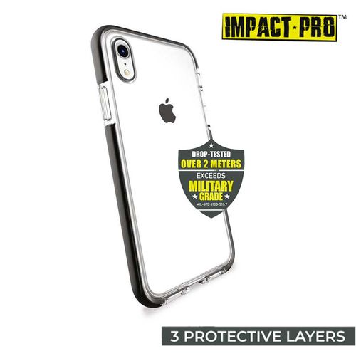 PURO Impact Pro Flex Shield - Etui iPhone XR (czarny) na Arena.pl