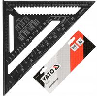 kątownik ciesielski ze stopką do krokwi 300mm yt-70787 yato