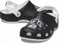 Damskie Buty Chodaki Klapki Crocs Classic NBA Brooklyn Nets Clog 36-37