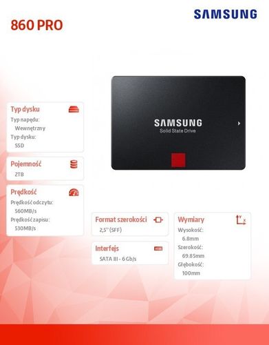 Dysk SSD 860PRO MZ-76P2T0B/EU 2 TB na Arena.pl
