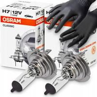 ŻARÓWKI OSRAM H7 X 2 SZT CLASSIC ŻARÓWKA SAMOCHODOWA 12V 55W RĘKAWICZKI