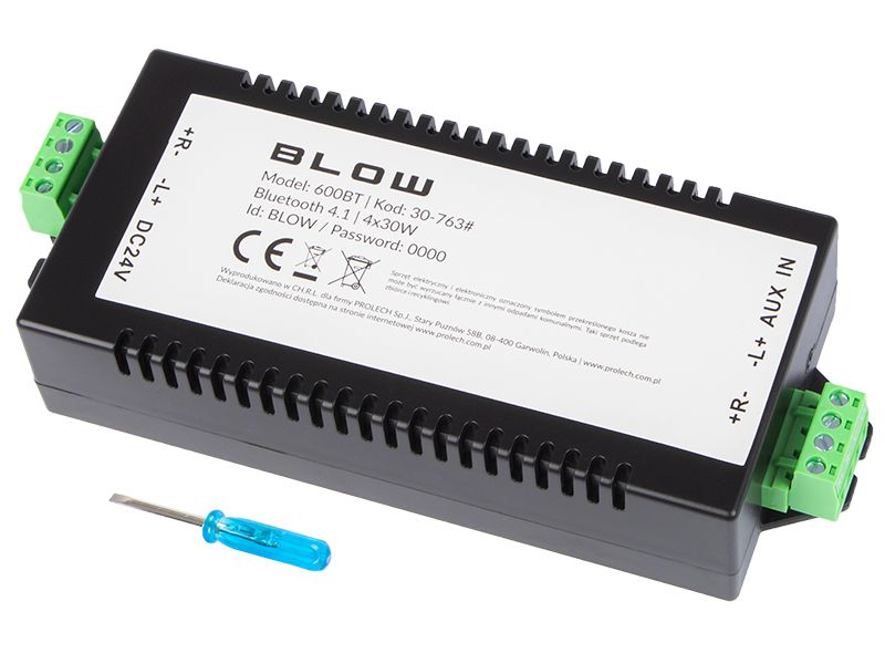 Wzmacniacz audio Bluetooth 4x30W zdjęcie 1