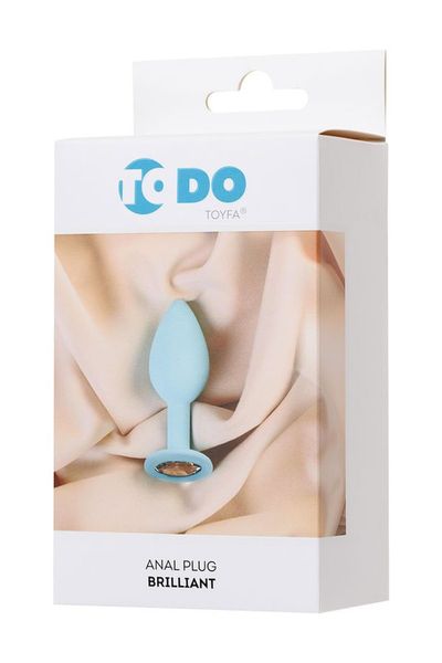 Todo Brilliant Blue Anal Plug zdjęcie 5