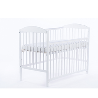 DREWEX Łóżeczko LULAYA biały opuszczany bok