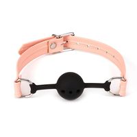 knebel pink organosilicon ball gag liebe seele