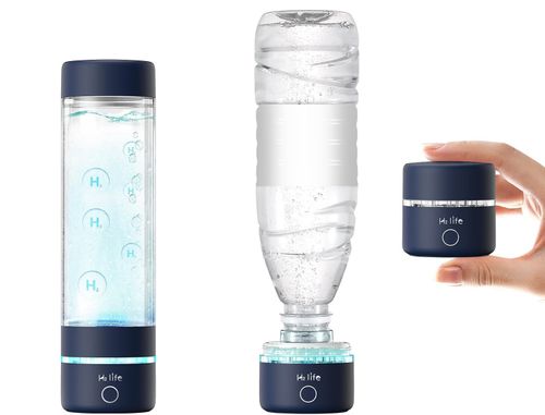 Używany ‎Butelka na wodę H2 Life SPE Pem Technology USB niebieska na Arena.pl