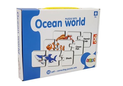 DLA DZIECI PUZZLE UKŁADANKA ŚWIAT OCEANÓW 10 POŁĄCZEŃ na Arena.pl
