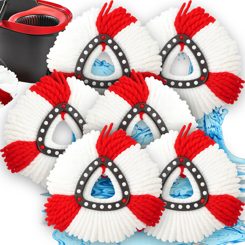 WKŁAD DO MOPA OBROTOWEGO VILEDA TURBO KOŃCÓWKI WKŁADY MEGA CHŁONNE 6 SZTUK na Arena.pl