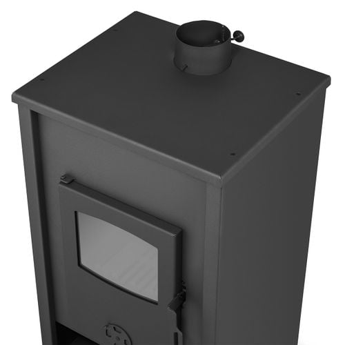 Piec piecyk kominek koza z płaszczem wodnym kocioł CO BLIST B2E na Arena.pl