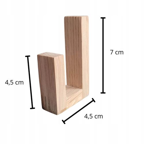 Wieszak Drewniany Samoprzylepny na Skarpety Mikołaja Kominek Dekoracje na Arena.pl