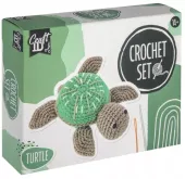 Zestaw do szydełkowania PRZYTULANKA ŻÓŁW zestaw kreatywny DIY CraftID