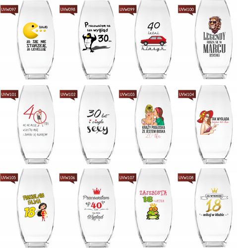 Wazon z grawerem PREZENT na ślub wesele rocznicę na Arena.pl