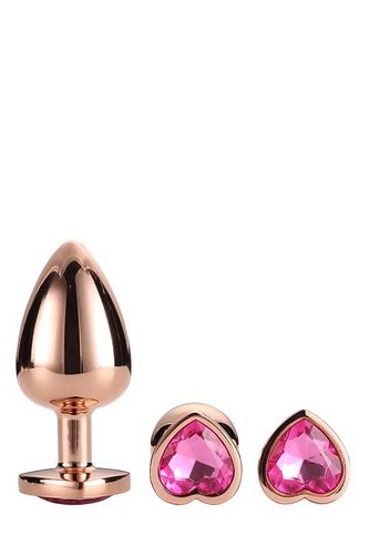 gleaming love rose gold plug set na Arena.pl