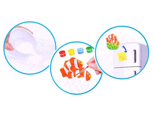 WODNY ŚWIAT KREATYWNY ZESTAW MAGNESY na Arena.pl