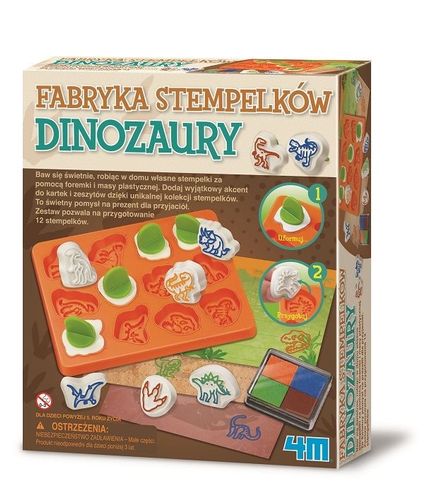 FABRYKA STEMPELKÓW. DINOZAURY 4M na Arena.pl
