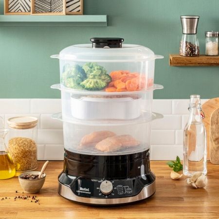 Parowar do gotowania na parze TEFAL VC2048 miska do ryżu ultrakompaktowy zdjęcie 10