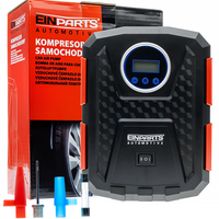 KOMPRESOR SAMOCHODOWY 100W 10BAR POMPKA 12V LATARKA WYŚWIETLACZ LCD 35L/MIN