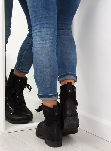 Botki workery czarne 17103-13 BLACK - 36 na Arena.pl
