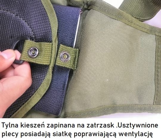 Plecak WOJSKOWY TAKTYCZNY Miejski Do Pracy Wycieczki Torba na Jedno Ramię zdjęcie 3