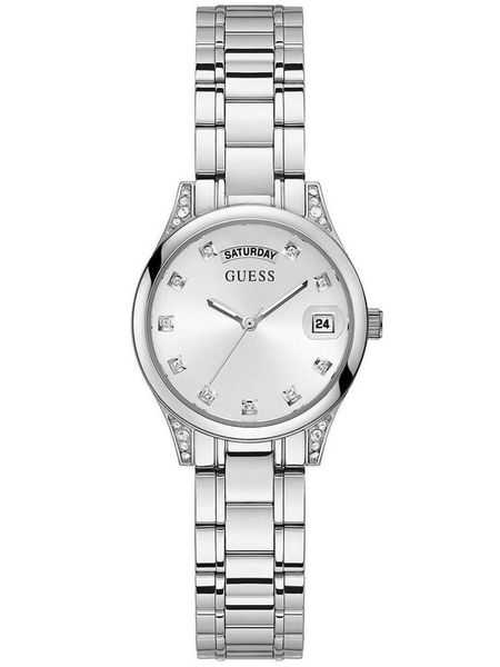 Damski zegarek z datownikiem elegancki marki GUESS zdjęcie 1