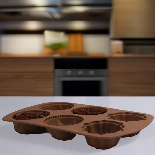 FORMA SILIKONOWA DO MUFFINEK MASY CUKIERNICZEJ CIASTA CZEKOLADY PRALIN na Arena.pl