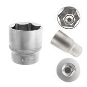 NASADKA SZEŚCIOKĄTNA 32 MM 1/2" ZE STALI CHROMOWO-WANADOWEJ