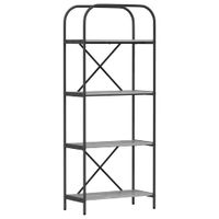 Półka na książki Szary dąb sonoma 60 x 30 x 146 cm