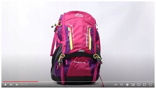 Plecak turystyczny 43l AOKING - fuksja, podzielna komora, wygodny na Arena.pl