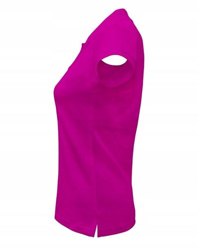 KOSZULKA POLO damska POLÓWKA bawełniana JHK POPL-200 fuksja FU r. M na Arena.pl