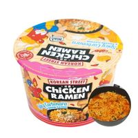 Zupa instant koreańska Ramen Chicken carbonara Korean Street w misce 107g