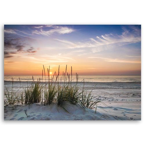 Deco Panel, Zachód słońca na plaży 120x80 na Arena.pl