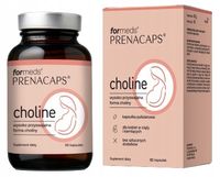PRENACAPS CHOLINA Choline Homocysteina CIĄŻA 60kaps. Wsparcie wątroby