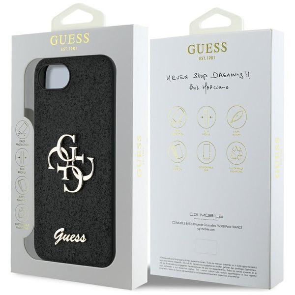 etui guess fixed glitter big 4g do       iphone 16e czarny zdjęcie 8
