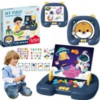 Kosmos edukacyjna Tablica magnetyczna litery cyfry PREZENT dla Chłopca