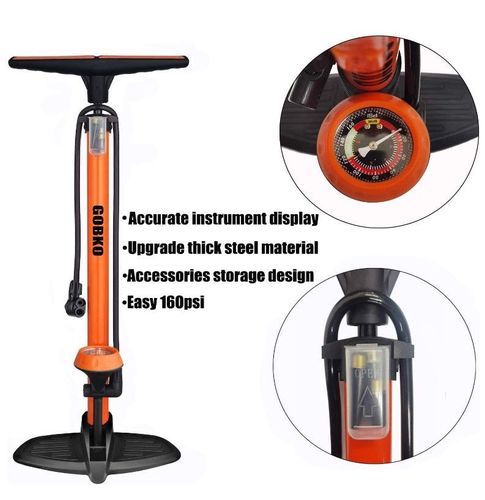 Gobko Pompka podłogowa do roweru z manometrem na Arena.pl