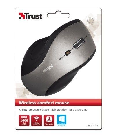 Trust Sura Wireless Mouse - black/grey na Arena.pl