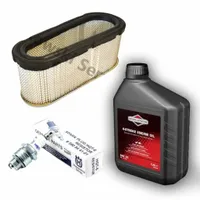 ZESTAW SERWISOWY OLEJ SAE60 1,4L FILTR POWIETRZA BRIGGS 12 - 15KM + ŚWIECA