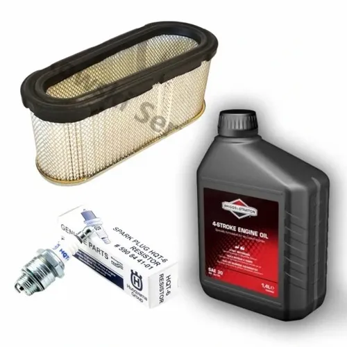 ZESTAW SERWISOWY OLEJ SAE60 1,4L FILTR POWIETRZA BRIGGS 12 - 15KM + ŚWIECA na Arena.pl