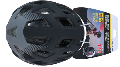 DUNLOP KASK na rower ostrzegawcze światło LED rozmiar M regulowany na Arena.pl