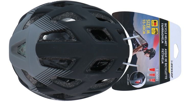 DUNLOP KASK na rower ostrzegawcze światło LED rozmiar M regulowany zdjęcie 8