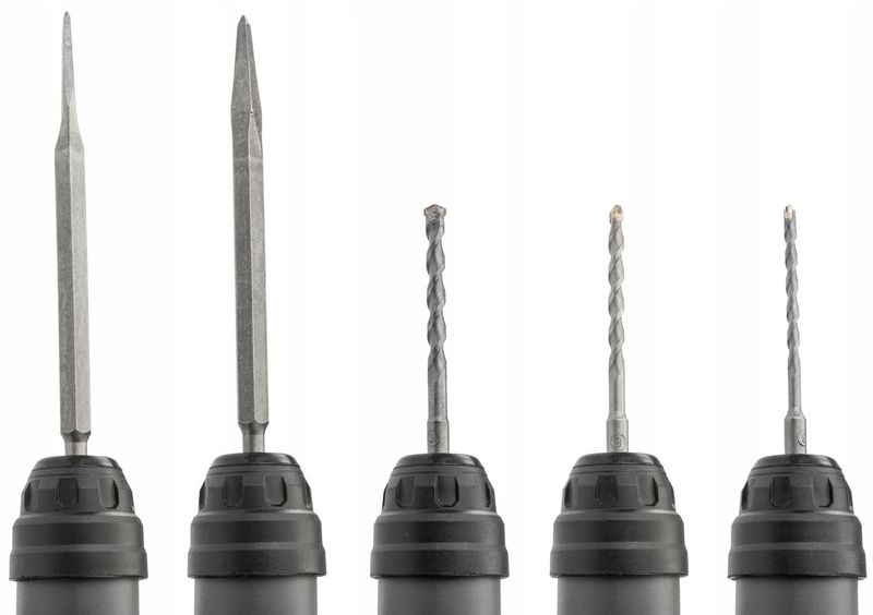 MŁOT UDAROWY MŁOTOWIERTARKA UDAR SDS+ 2600W 5,5J WALIZKA 3X WIERTŁO DŁUTA zdjęcie 2