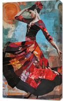 Obraz 60x100cm Taniec Flamenco